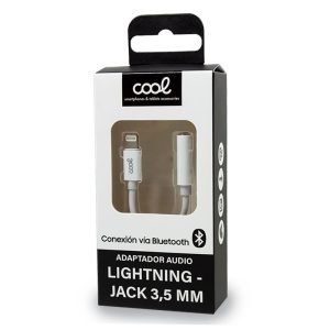Adaptador Conector Lightning a Jack 3,5 mm (Bluetooth) Universal