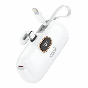 Bateria Externa Power Bank 5.000 mAh COOL Cápsula Blanco 1